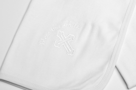 "BLESS THIS CHILD" KEEPSAKE BLANKET